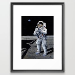 Shooting the cover of LIFE Framed Art Print | Watercolor, Acrylic, Astronauts, Spaceprogram, Neilarmstrong, Spaceflight, Moonlanding, Painting, Apollo11 