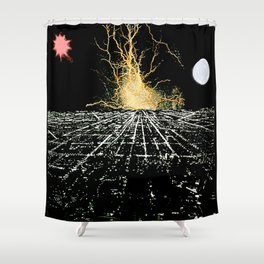 Electricscape Shower Curtain