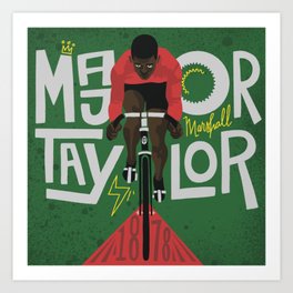 Major Taylor - Pan-African Art Print