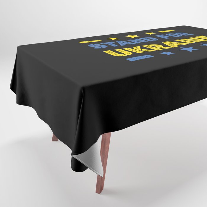 I Stand For Ukraine Tablecloth