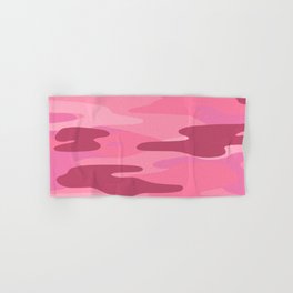 Pink Camo pattern Hand & Bath Towel