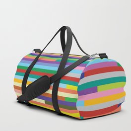 Colorful bars artistic design. beautiful background. Duffle Bag
