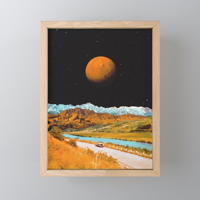 Road To Mars Framed Mini Art Print