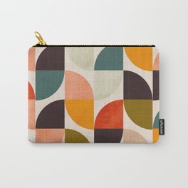 bauhaus mid century geometric shapes 9 Carry-All Pouch