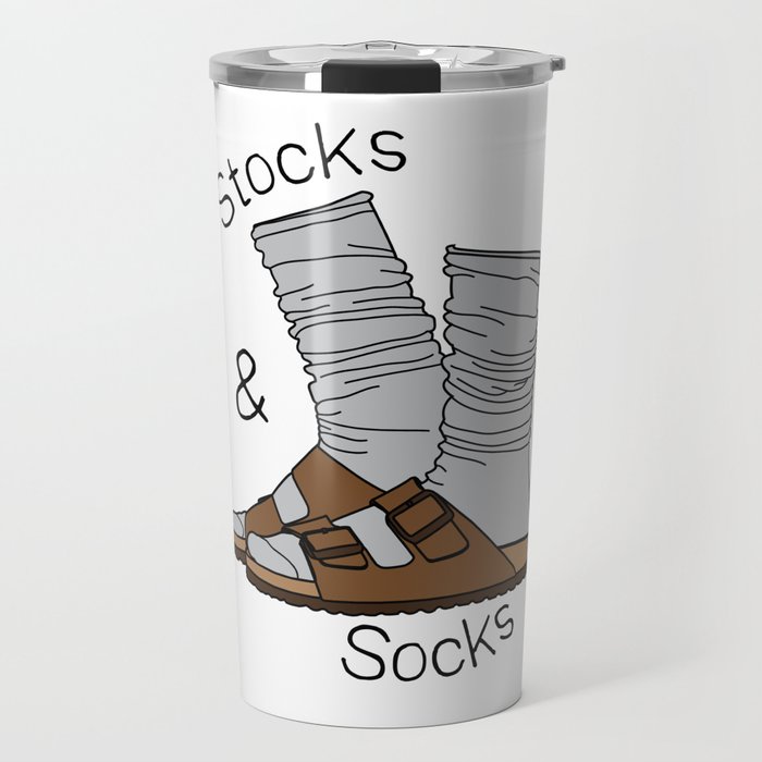Stocks and Socks Travel Mug