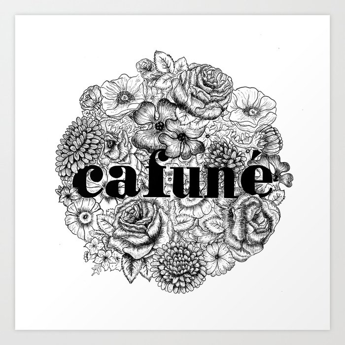 Cafuné Art Print