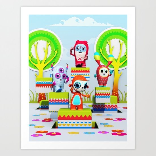 Pixy Wonderland Art Print