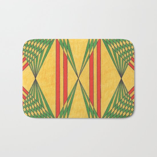yellow brick Bath Mat