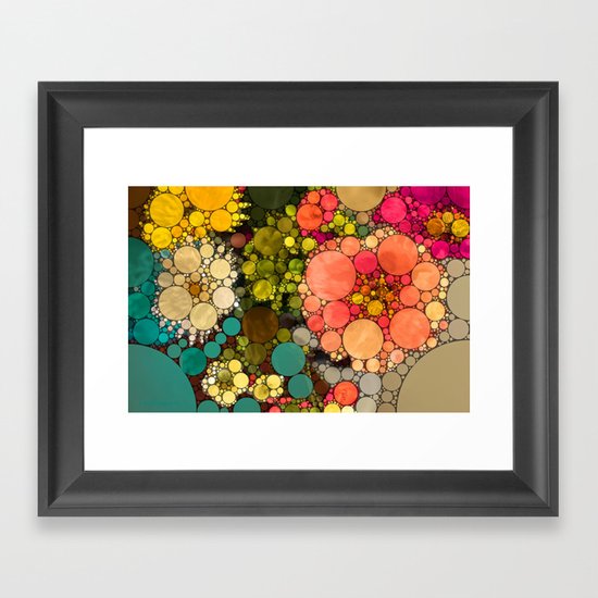 Perky Flowers! Framed Art Print