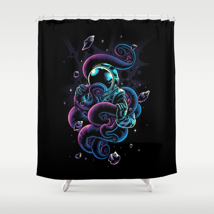 Octospace Shower Curtain