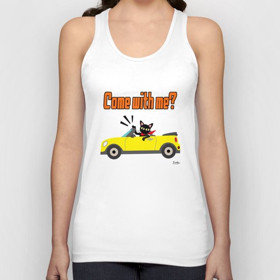 Whim in the car Unisex Tank Top
