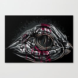 Beast Monster Eye Scary Graphic Canvas Print