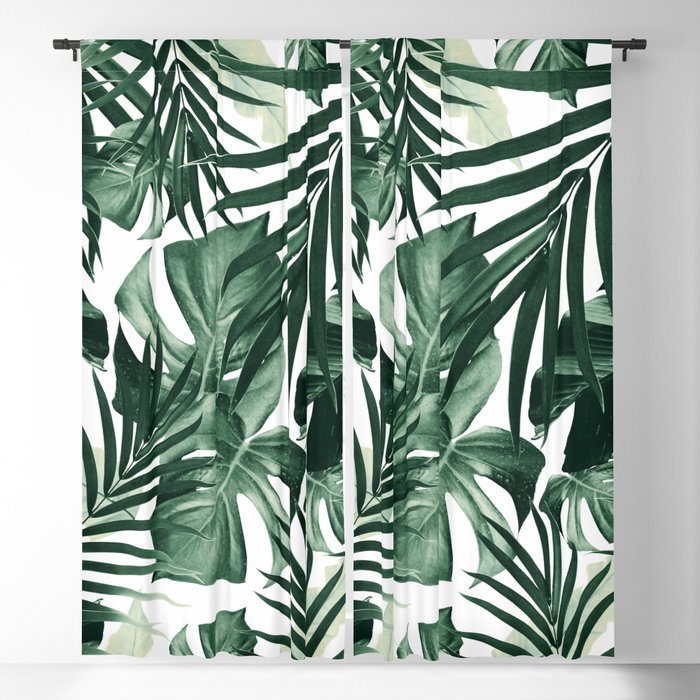 Tropical Jungle Leaves Pattern #4 #tropical #decor #art #society6 ...