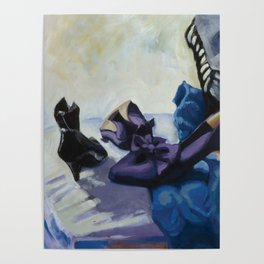 Purple Bow Poster