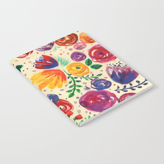 Summer Fruits Floral Notebook