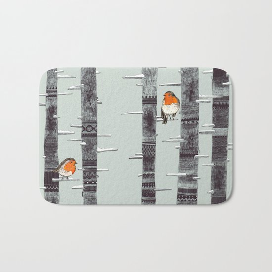 Robin Trees Bath Mat