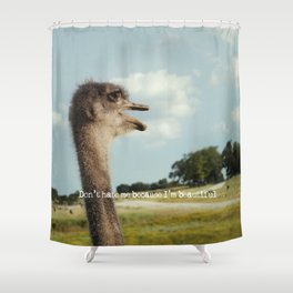 Don't Hate Me Shower Curtain