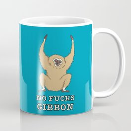 No Fucks Gibbon (No Fucks Given) Mug