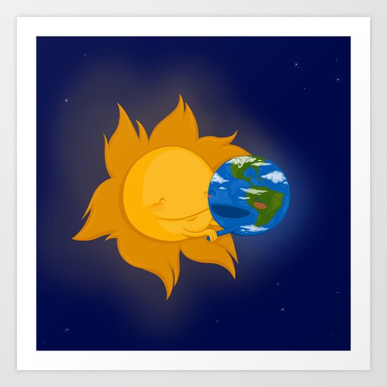 Global Warming #1 Art Print