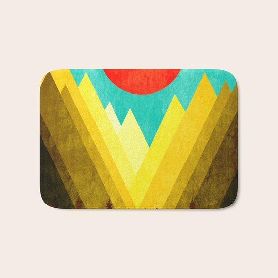Mountains XVI Bath Mat