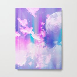 Rainbow Sky Metal Print | Magic, Curated, Galaxy, Star, Space, Blue, Violet, Starry, Photo, Rainbow 