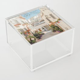 White Houses of Estepona | Spain Travel Urban Cozy Street Photo | Photography Art Print Acrylic Box