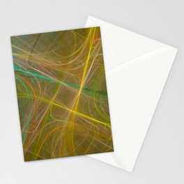 surreal futuristic abstract digital 3d fractal design art Stationery Card