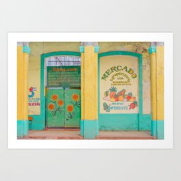 Mercado - Havana Cuba Travel Photography Art Print