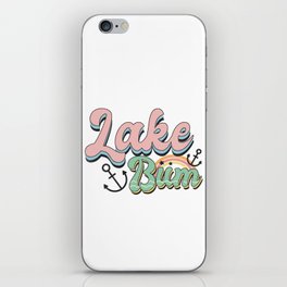 Lake Bum Retro Summer iPhone Skin