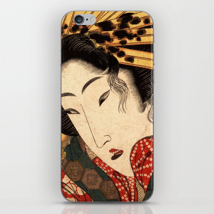 1824 Geisha by Keisai Eisen iPhone Skin