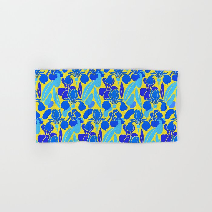 Pattern blue and yellow Hand & Bath Towel