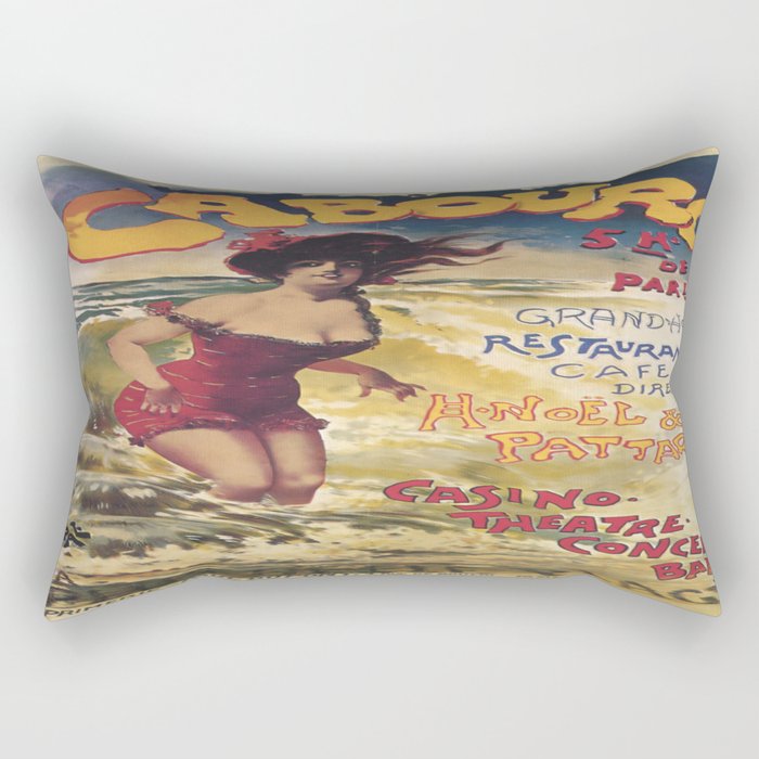 Vintage poster - Cabourg Rectangular Pillow