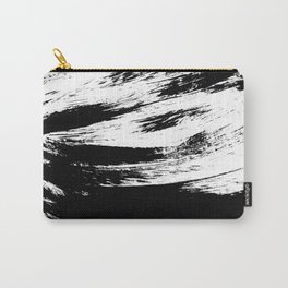 Brush : Abstract black ink design Carry-All Pouch