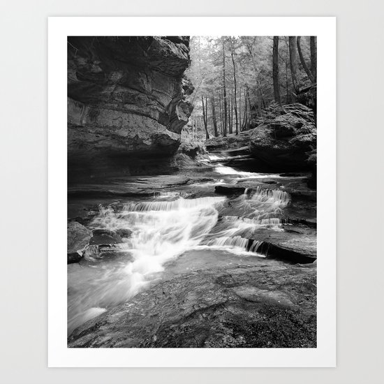 Spring run off Art Print