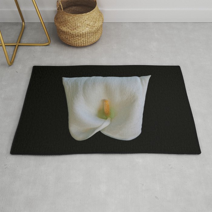 Square Shaped Calla Lily Rug By Annaki