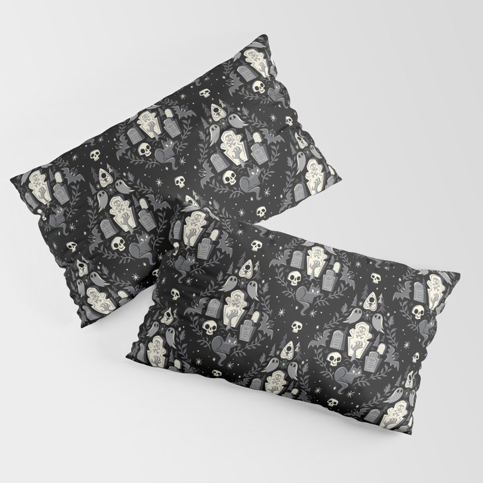 Society6 Graveyard Ghouls by There Will Be Cute on Pillow Sham Microfiber Polyester King Set of 2