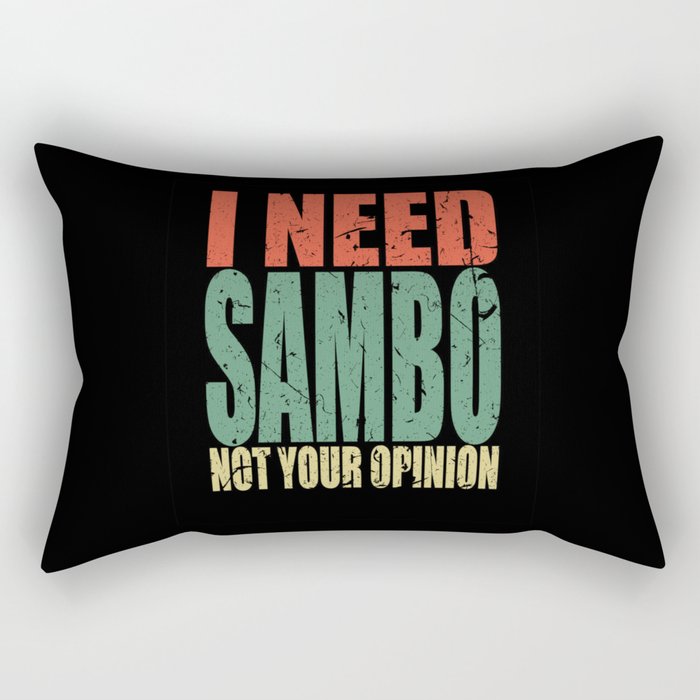 Sambo Saying funny Rectangular Pillow