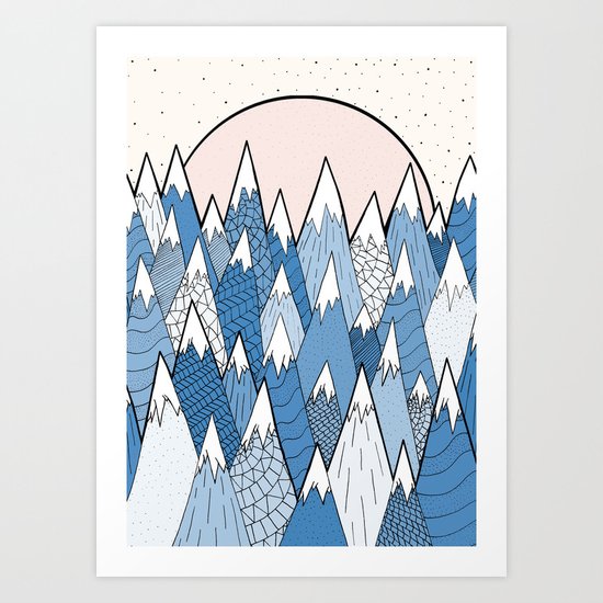 Winter Woodland Art Print