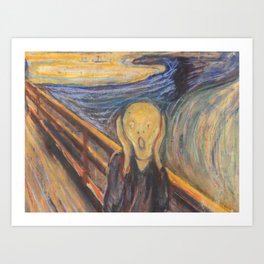 Scream with the Scream  Art Print