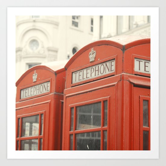 Telephone Art Print