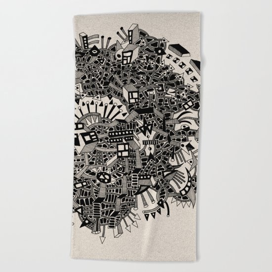 - city of april - Beach Towel