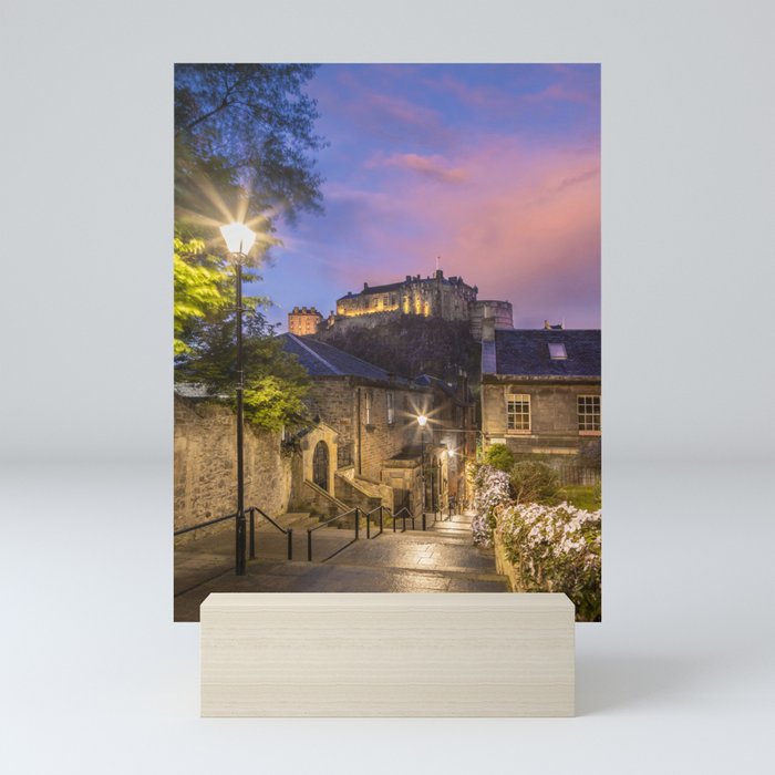 Edinburgh Castle Sunset Mini Art Print