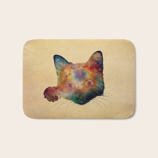 Nebula Cat Bath Mat