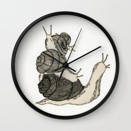 Medium Snail Wall Clock