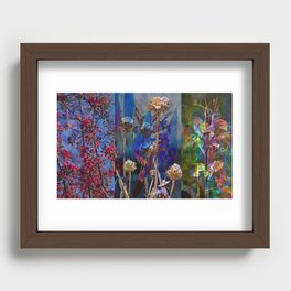 Spring Returns With Persephone Garden Collage Recessed Framed Print