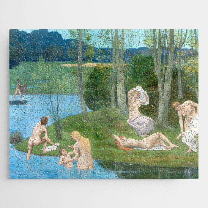 Naked women, Summer (1891)  Jigsaw Puzzle