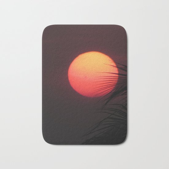 Red moon Bath Mat