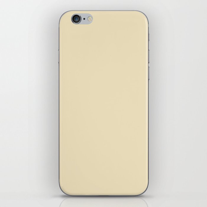 Light Neutral Beige Solid Color Hue Shade - Patternless iPhone Skin