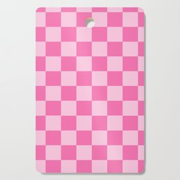 Pink Checkerboard Cutting Board