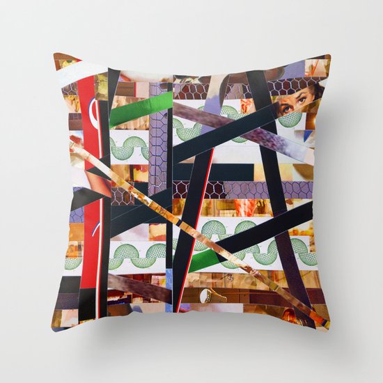 Ruben (stripes 19) Throw Pillow